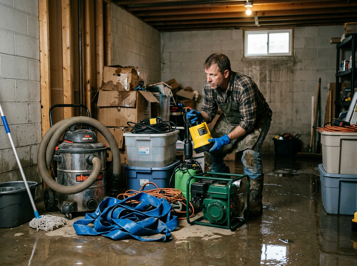water damage restoration in Scandia