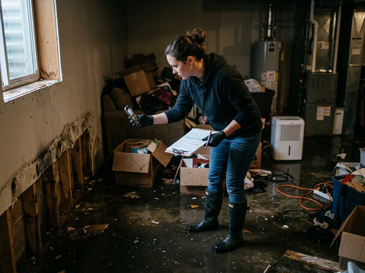 water damage restoration in Randolph