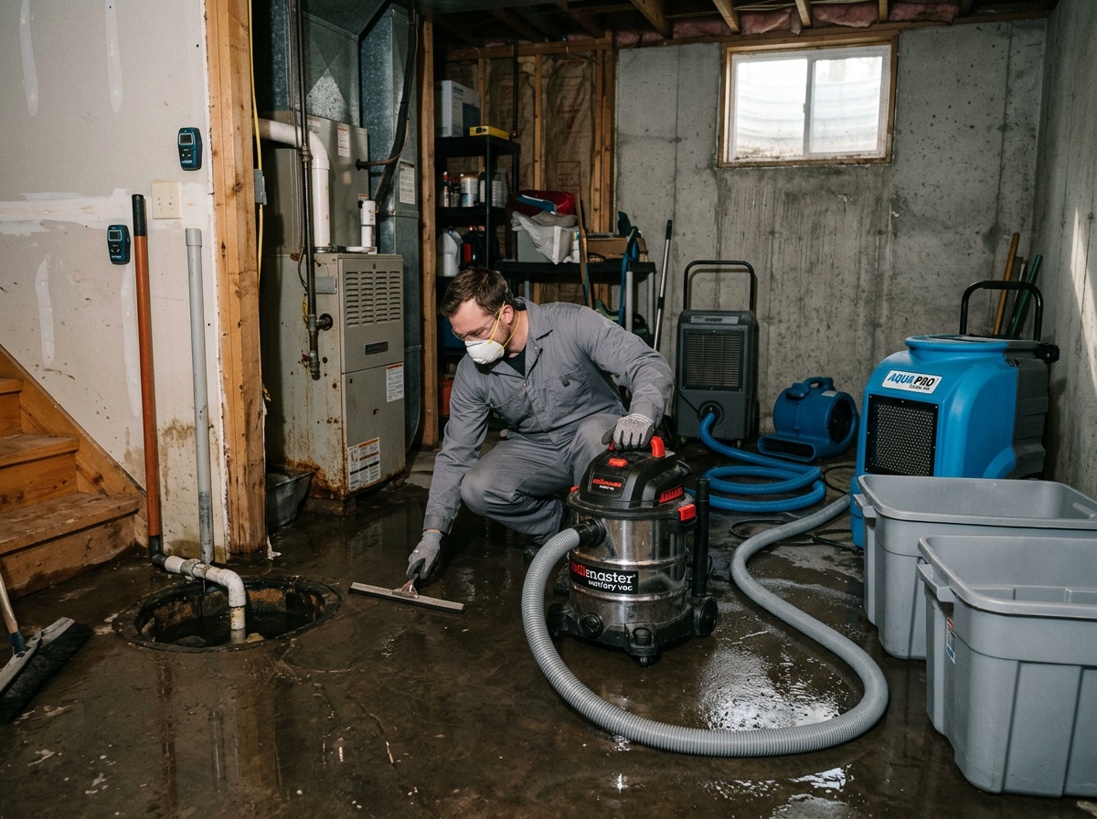 What to Expect Day by Day During Professional Flooded Basement Cleanup