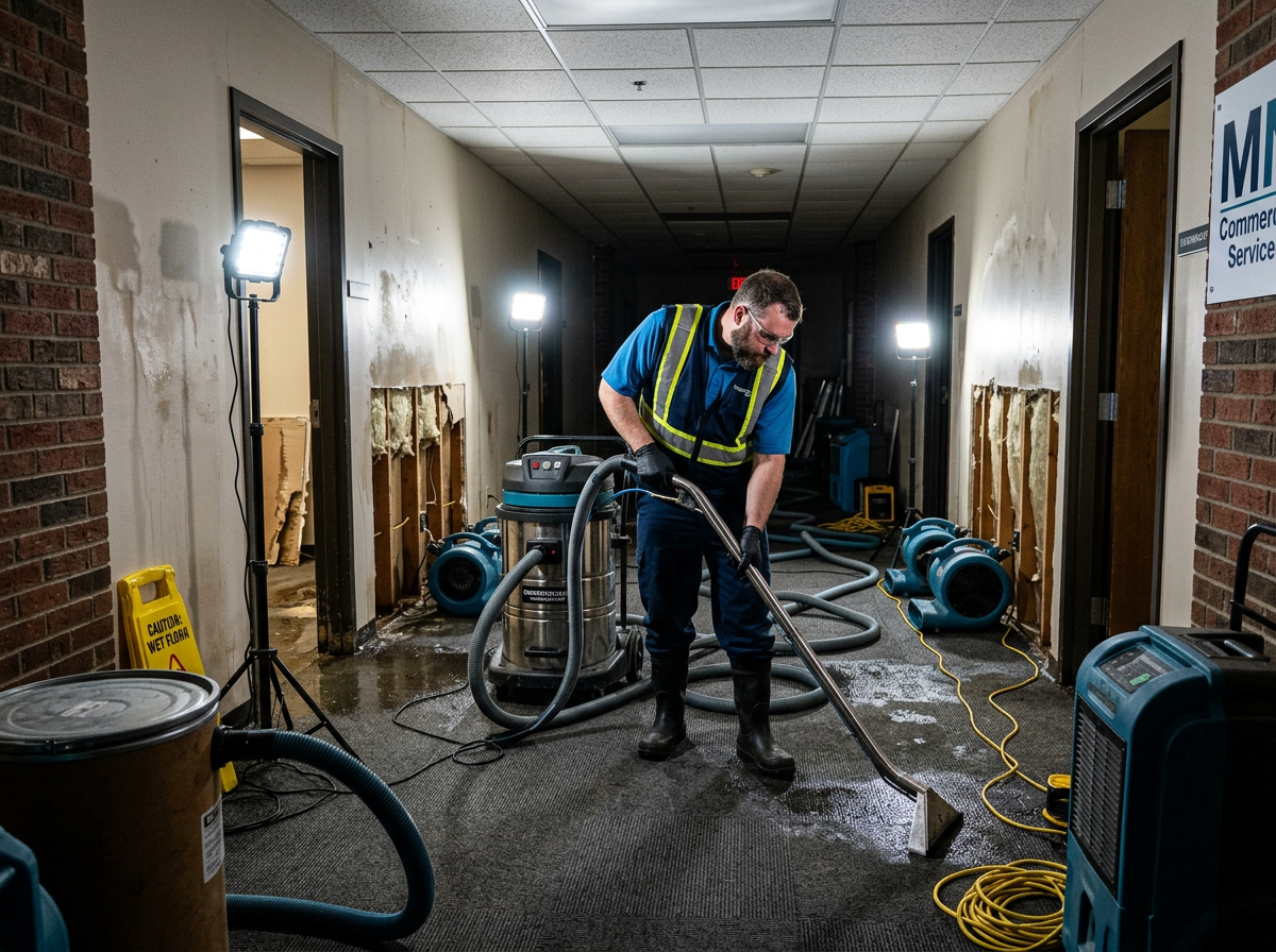 water damage restoration in Bethel