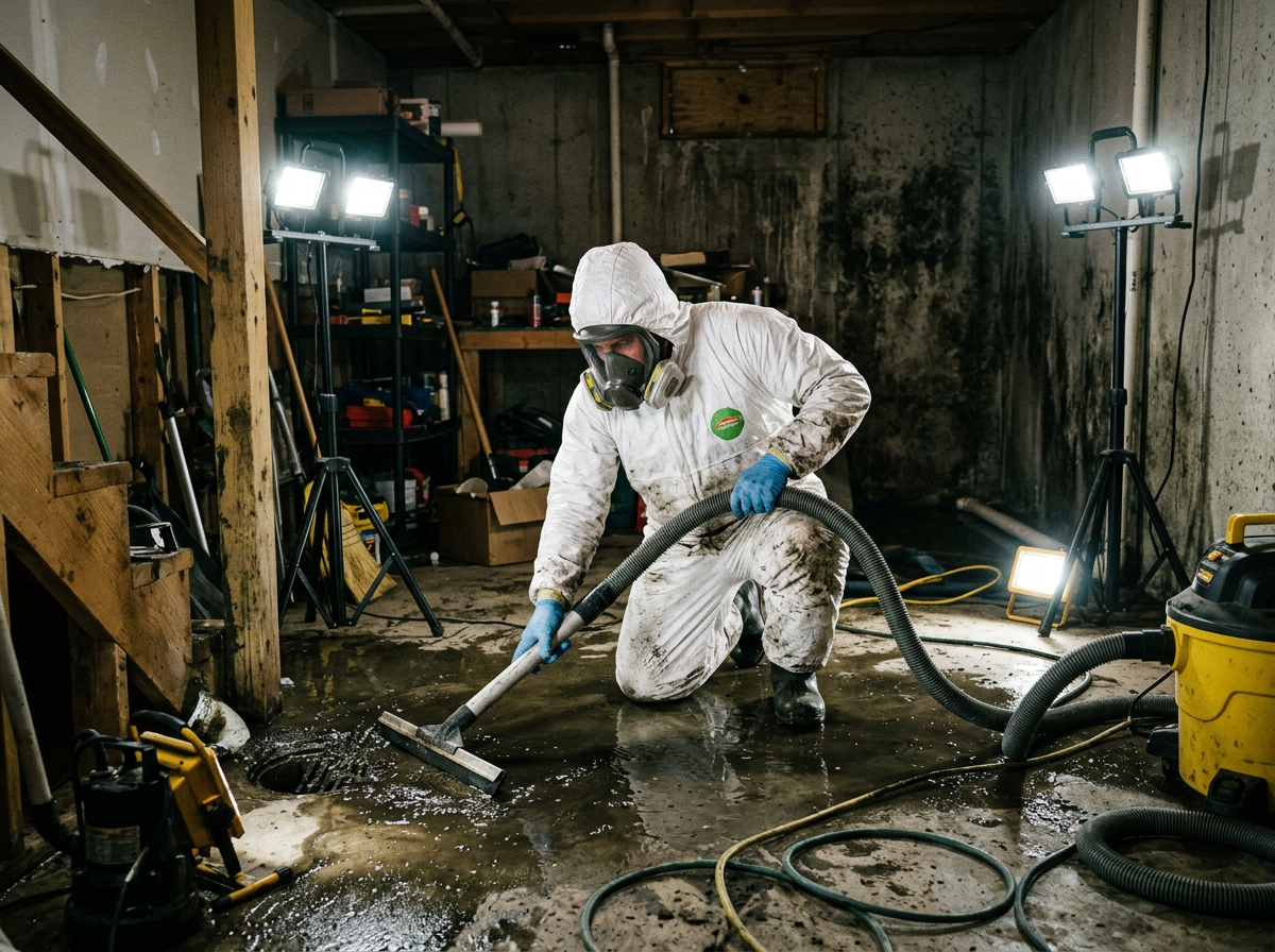 Sewage Backup Cleanup in Osseo