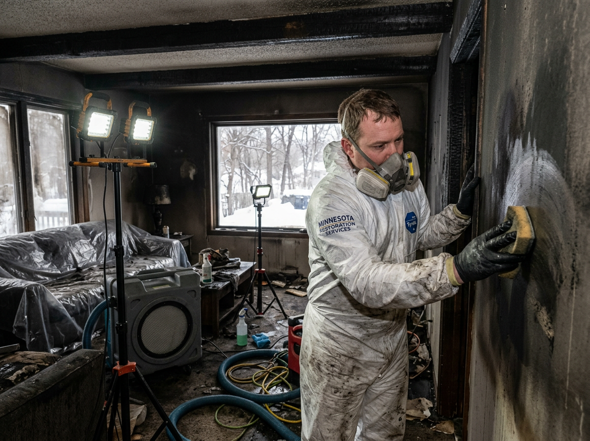 Smoke Damage Restoration in Osseo